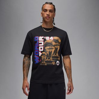 Nike Jordan Mens Jordan T-Shirt in Black | HV3899-010