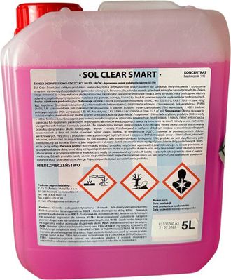 OEM Sol Clear Smart 5l Desinfectante Concentrado Para Sol&aacute;rium