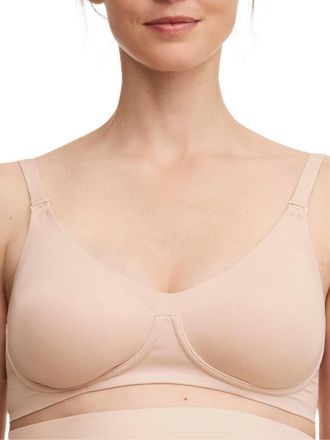 Chantelle Womens Pure Maternity Nursing Bra - Beige Polyamide - Size Large