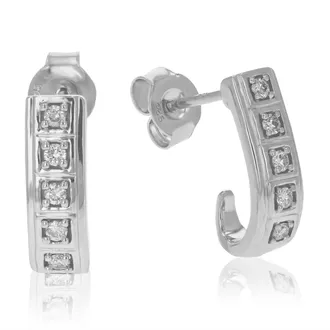Vir Jewels 1/5 cttw Lab Grown Diamond Dangle Earrings in Sterling Silver With Push Backs For Women