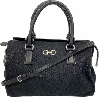 Ferragamo Canvas Handbag (Pre-Owned)