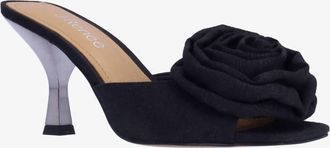 J. Rene&eacute; Womens Aaria Shantung Sandals In Black