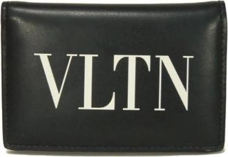 Valentino Pre-owned Wallets, female, Black, Size: ONE SIZE Pre-owned Leather wallets