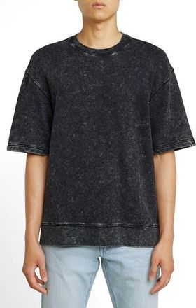 G-Star Acid Wash Loose Fit Organic Cotton T-Shirt in Acid Dark Black at Nordstrom, Size Small