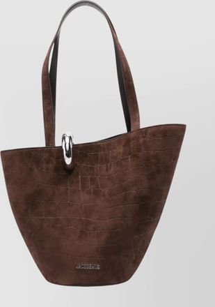 Jacquemus medium bucket bag featuring asymmetrical design