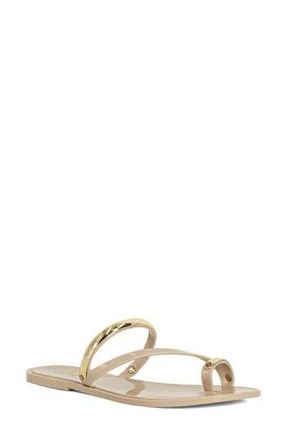 Shushop Dottie Toe Loop Sandal in Beige at Nordstrom Rack, Size 10