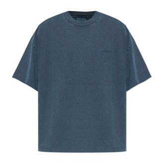 Carhartt Work in Progress Carhartt Wip, T-Shirts, male, Blue, Size: 2XL Benton T-Shirt