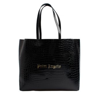 Palm Angels Dames Crocodillenleggen Leren Handtas PWNA062R24LEA0011076
