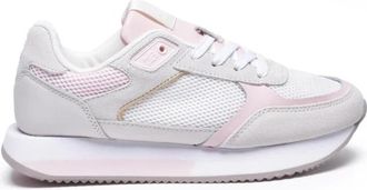 Tommy Hilfiger Essential Elevated Runner - Dames - Sneakers - Wit - 41 EU - Leer - Schoenen