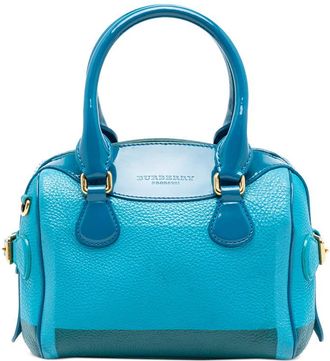 Burberry Pre-owned Burberry Mini Tricolour Grained Leather Prorsum Boston Bag Ladies Q6ER38B5VJLAU4B0