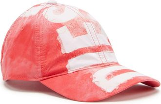 Diesel C-Ewan logo-print cap - men - Polyamide - 2 - Red