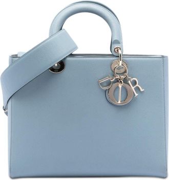 Dior Pre-owned Dior Large Grained Calfskin Lady Dior Ladies 01-BO-0198