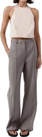 St.Agni Womens Oupa Pintuck Pants In Doe