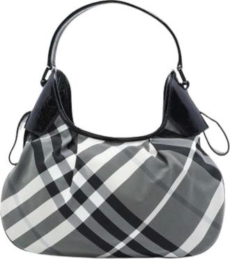 Burberry Pre-owned Nylon handbags - - Pre-owned - Donna - Grigio - ONE SIZE