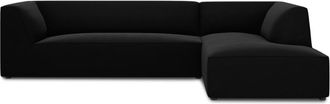BLOOMINGLOFT 4-Sitzer Ecksofa Sao 273 x 180 cm, mit Samtbezug / Eckteil rechts