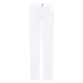 Max Mara Straight Fit Jeans, female, White, XS, Jonny Straight Jeans