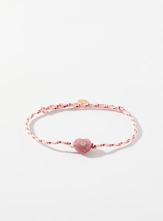 Sorbet Island Womens Colourful glass bead bracelet