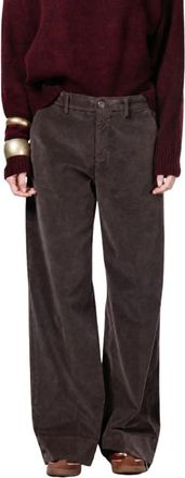 Mason's New York Studio Chino Broek - Dames - Wijde Broeken - Bruin - XS - Katoen - Broeken