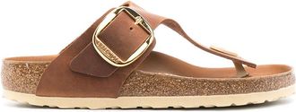 Birkenstock Gizeh Big Buckle Cognac, Oiled Leather