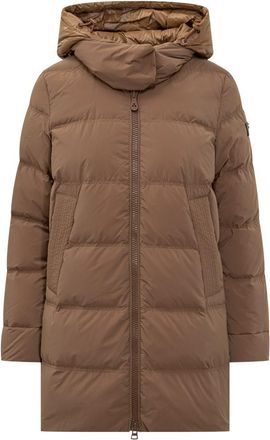 Peuterey Peuterey Black Down Jacket With High Collar