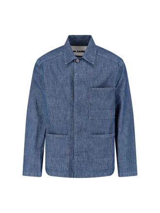 Jil Sander Structured Minimalist Jacket with Classic Collar