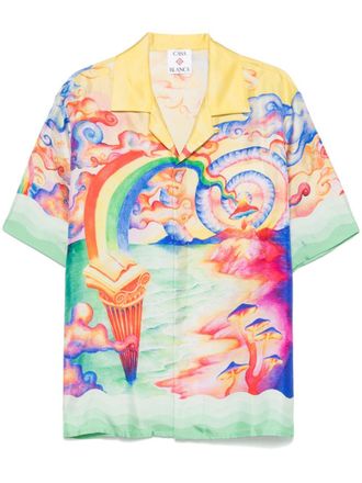 Casablanca Natures Teacher overhemd - Geel