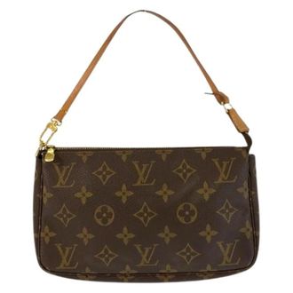 Louis Vuitton Pre-owned Shoulder Bags, female, Brown, Size: ONE SIZE Pre-owned Plastic Shoulder Bag