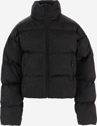 Balenciaga Black Quilted Logo Jacket