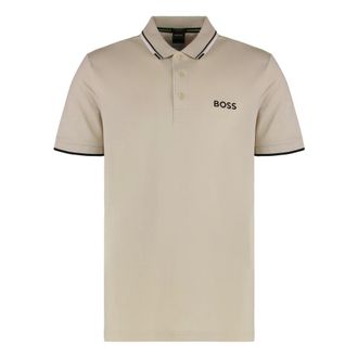 HUGO BOSS Hugo, Polo Shirts, male, Beige, Size: 2XL Paddy Pro Polo