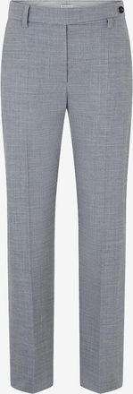 Brunello Cucinelli Gerade Hose aus meliertem Wollstretch