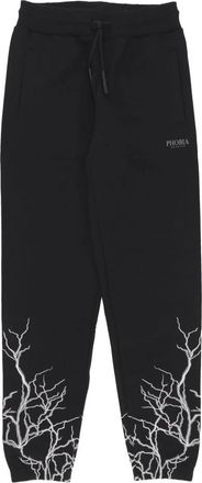 Phobia Archive Embroidery Lightning Pants - Heren - Sweatpants - Zwart - L - Katoen - Broeken