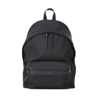 Saint Laurent Backpacks, male, Black, Size: ONE SIZE City Backpack