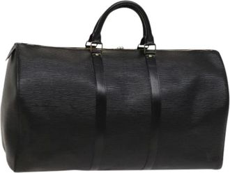 Louis Vuitton Pre-owned Weekend Bags, female, Black, Size: ONE SIZE Pre-owned Weekend Bag