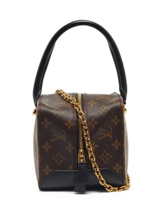 Louis Vuitton 2018 Reverse Monogram canvas vierkante shopper - Bruin