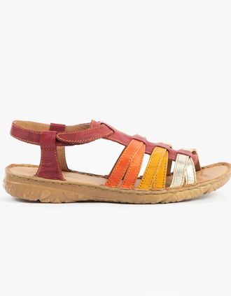 Josef Seibel Womens Josef Seibel IVY 02 Womens Sandals Rot-Multi - Size: 6.5