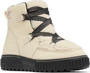 Sorel Ona Ave Alpine Lux Waterproof Boot in Chalk/Black at Nordstrom Rack, Size 10.5