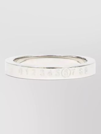 Maison Margiela engraved logo ring