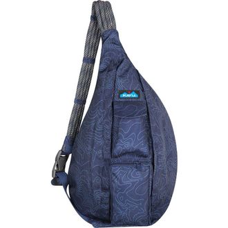 Kavu Rope Sling Pack - Womens in Navy Topo at Nordstrom