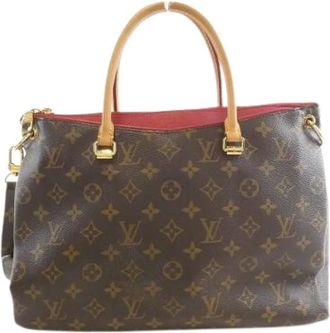 Louis Vuitton Pre-owned Handbags, female, Brown, Size: ONE SIZE Pre-owned Pallas Monogram Shoulder Bag
