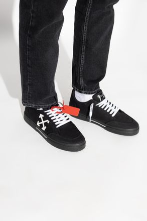 Off-white Vulc Low Sports Shoes, Mens, Black