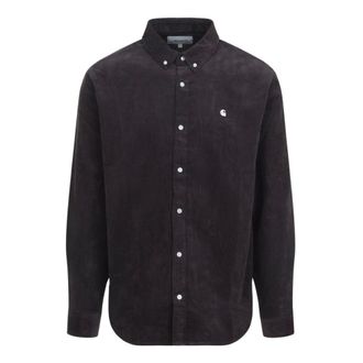 Carhartt Work in Progress Carhartt Wip, Casual Shirts, male, Brown, Size: XL Madison Fine Cord Shirt