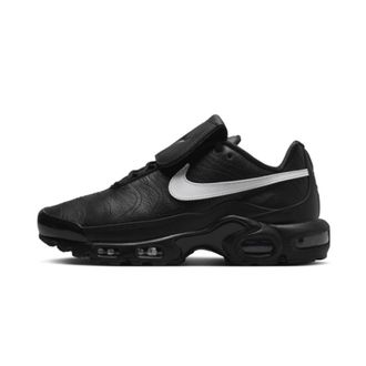 Nike Fitness, Heren, Zwart, 39 EU, Leer, Air Max Plus Tiempo