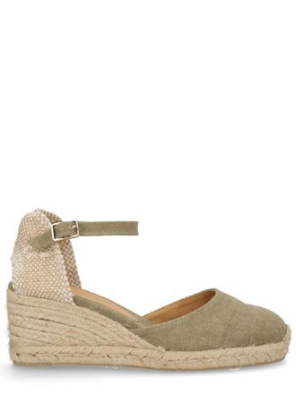 Castaner Green Solid Carol Wedges