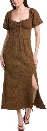 Saltwater Luxe Textured Midi Dress