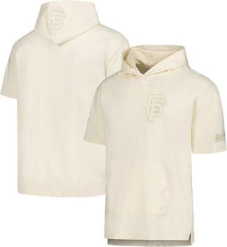 Pro Standard Mens Pro Standard Cream San Francisco Giants Neutral Short Sleeve Hoodie T-Shirt at Nordstrom, Size Xx-Large