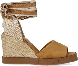 Paloma Barceló SANDALO ESPADRILLA CON ZEPPA HEDERA CARAMEL PALOMITAS