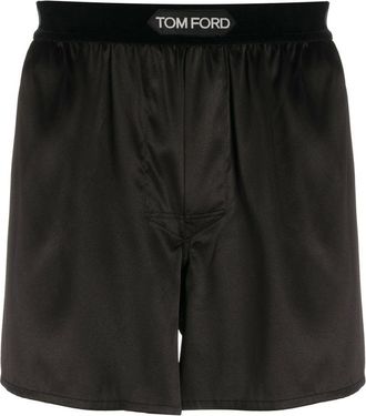 Tom Ford Short Boxer In Seta-Uomo
