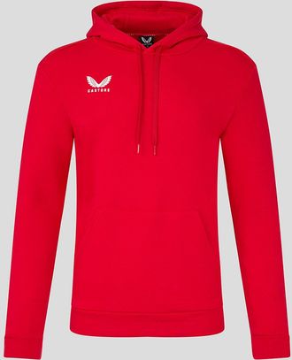 Castore Mens Cotton Leisure Hoodie - True Red