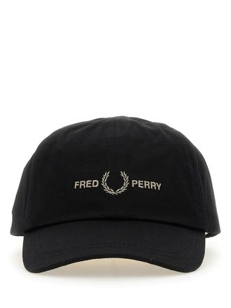 Fred Perry Baseball Hat With Logo