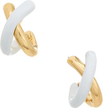 Kenneth Jay Lane Hoop Earrings